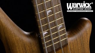 Video thumbnail for Warwick Masterbuilt Standard - Dolphin Pro I - Ovankol Body for the Great British Bass Lounge by Framus & Warwick