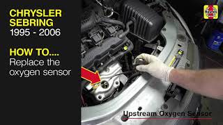 How to Replace the oxygen sensor on the Chrysler Sebring 1995 - 2006