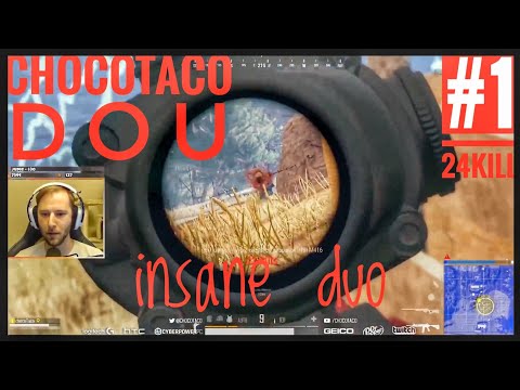 Choco taco - 24kill - insane game - SOLO FPP - PLAYERUNKNOWN'S BATTLEGROUNDS