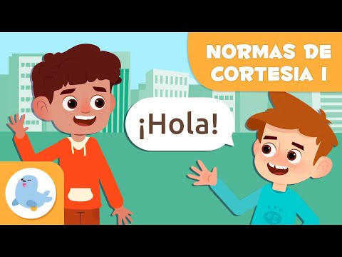 SALUDO Y DESPEDIDA 🤝 NORMAS DE CORTESÍA para niños 😊 Episodio 1