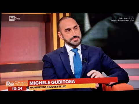 Michele Gubitosa ospite a "ReStart" Rai3 08/10/2025