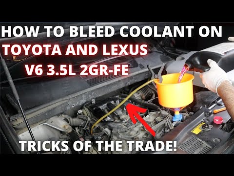 Toyota Cooling System Bleeding for V6 2GR-FE 3.5L THE RIGHT WAY!