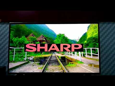 unboxing review LED SHARP 40" smart tv