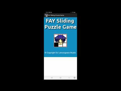 FAY Sliding Puzzle Game Video