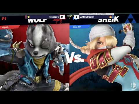 Tap Jump 18 SSBU Winners Semis - Pressure (Cloud/Wolf) vs Stroder (Sheik/Diddy Kong)