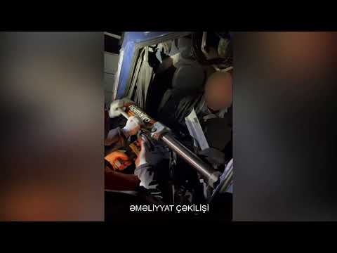 Qaradağ rayonunda baş vermiş avtoqəza nəticəsində sıxılı qalmış 2 nəfər xilas edilib