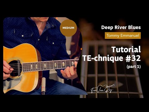Deep River Blues (Tommy Emmanuel) - Tutorial (Part 1)
