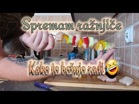 Spremam raznjice|Meso Brajlovic je tu jos|Pileci fileti|Recept strasan 🤣