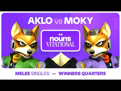 Nounsvitational 2024: Aklo (Fox) vs moky (Fox) | SSBM Melee Winners Quarters