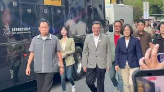 影》蔡英文驚喜現身引發騷動！賴清德見歷史級洋流人潮：我非常感動