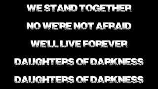 Halestorm- Daughters of Darkness -lyrics-