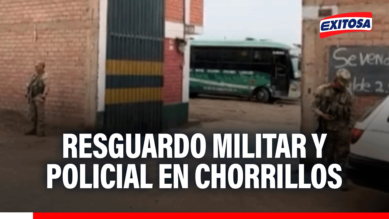 🔴🔵 Atentado contra chofer en Chorrillos: Se registra resguardo militar y policial en zona de ataque