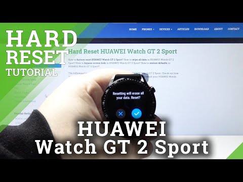 Hard Reset Huawei Watch GT 2 Sport – Factory Data Reset