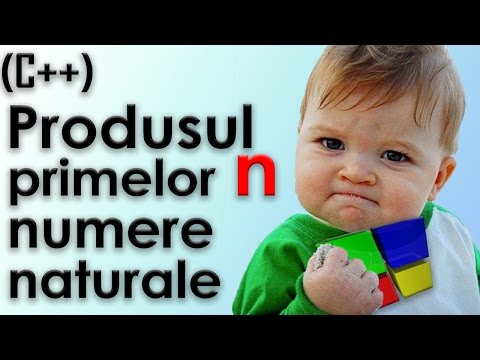 Algoritmul pentru Produsul primelor n numere naturale in C++ Codeblocks | Tutorial in romana