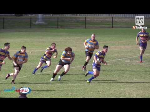2016 NHRU Round 12 Premier 3 Highlights - Hamilton Hawks v Southern Beaches