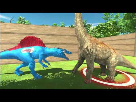 BATMAN T REX FOREST DEATH RUN - Animal Revolt Battle Simulator