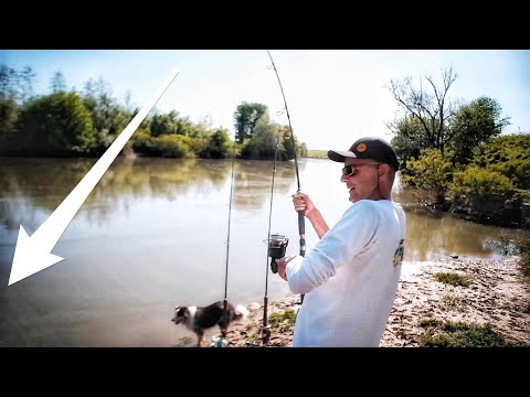 Ansitz-Angeln auf FLUSSMONSTER funktioniert!