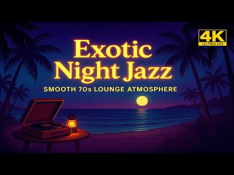 Spät in der Nacht Jazz der 70er – Vinyl-Lounge-Sessions in 4K