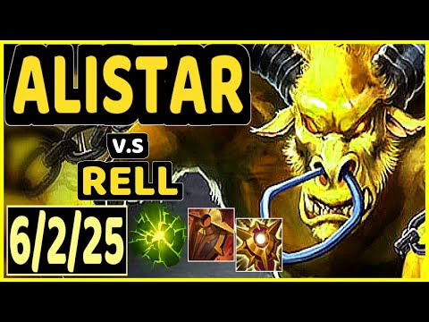 ALISTAR vs RELL - 6/2/25 KDA BOTTOM SUPPORT GAMEPLAY - BR Ranked GRANDMASTER