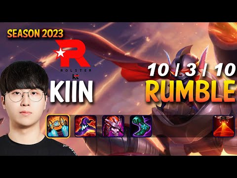 KT Kiin RUMBLE vs K'SANTE Top - Patch 13.18 KR Ranked