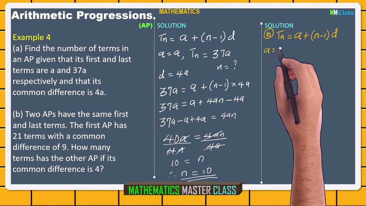 Arithmetic Progressions AP Example 4