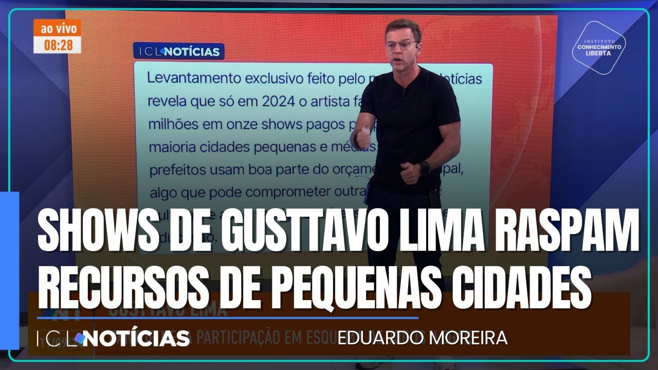 FARRA: Shows de Gusttavo Lima consomem até 50% de orçamento de cultura de pequenas cidades