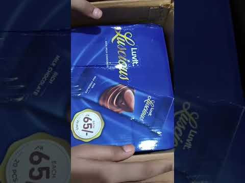 Unboxing luvit dairy rich chocolate 🍫#chocolate #luvitlucious #shorts