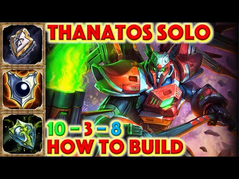 SMITE HOW TO BUILD THANATOS - Thanatos Solo + How To + Guide (MidSeason 7 Conquest) 2020 Reaper Tech