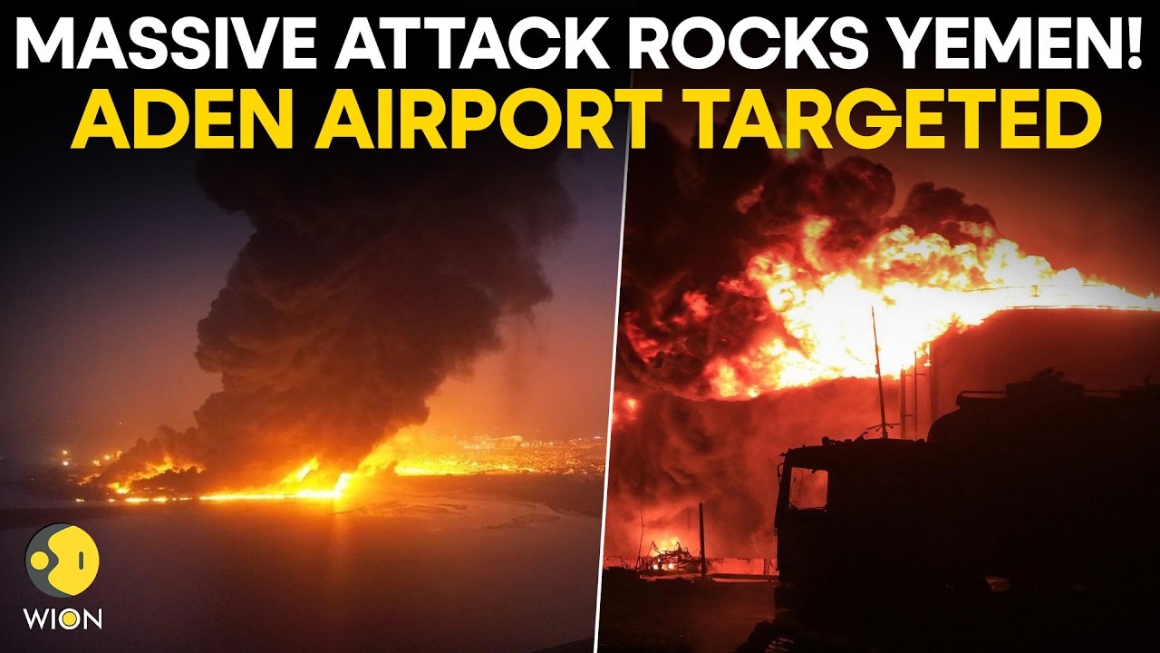 Yemen Under Fire LIVE: Houthis Accused of Massive Attacks on Aden, Mukalla Airports | WION