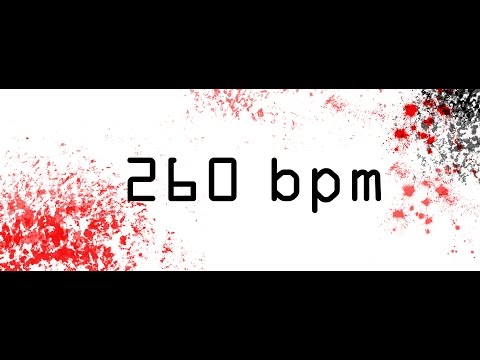 260 BPM TEMPO METRONOME CLICK   4/4