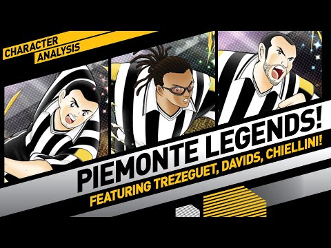 Character Analysis Trézéguet, Davids & Chiellini - Captain Tsubasa Dream Team [Piemonte Legends]