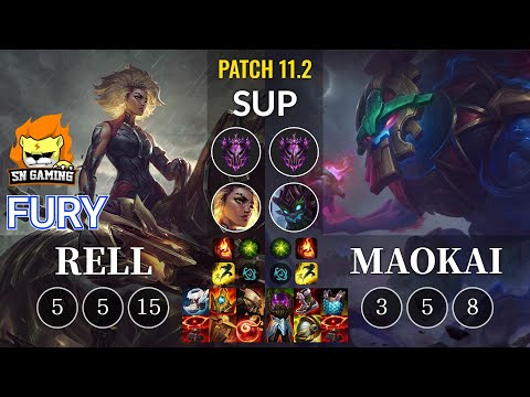 SN Fury Rell vs Maokai Sup - KR Patch 11.2