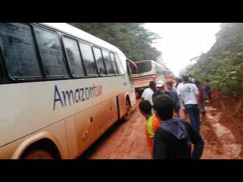 BR-156 que liga Macapá a Oiapoque Oyapock