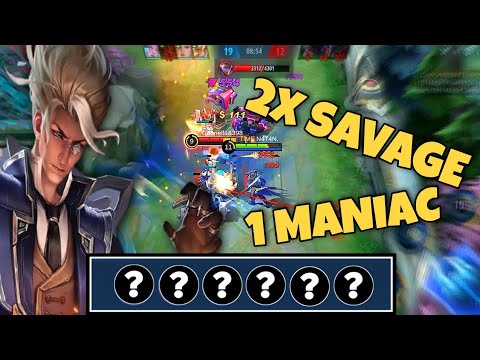 AGGRESSIVE NATAN 2X SAVAGE 1 MANIAC | TOP GLOBAL NATAN BUILD - MLBB