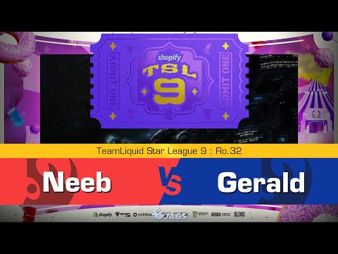Neeb vs. Gerald - PvP - TeamLiquid Star League 9 - Ro.32
