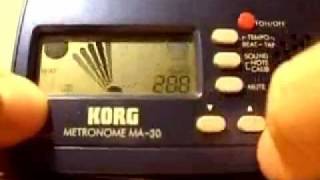 Video thumbnail for How to use a Korg MA 30 Metronome by stringsavvy