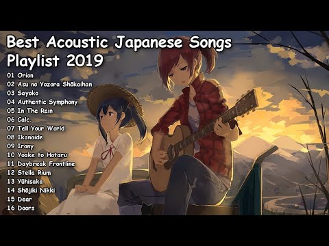 【1 Hour】Best Acoustic Japanese Songs 2019 - Make You Relax and For Sleep  anime melodies 2020
