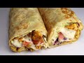 Chicken Wrap Quick And Easy Recipe By Recipes Of The World