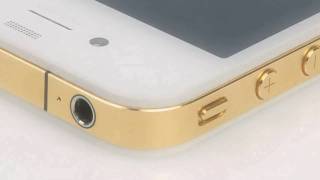CION iPhone 4 24 Karat Gold in Weiß und Schwarz