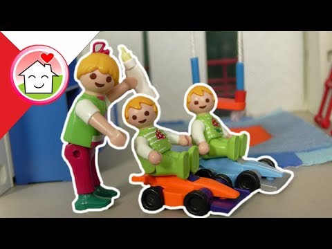 Playmobil po polsku Niańka dla Pawełka i Aleksa - Rodzina Hauserow