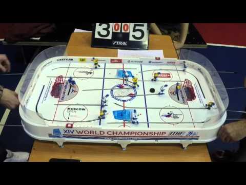 Table hockey Saint Petersburg open 2015 Final German Fokin Maxim Borisov match 1