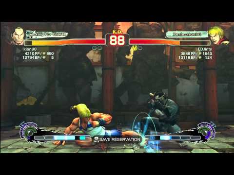 Ixion90 [Dan] vs EDJinty [Ken] SSF4 Arcade Edition