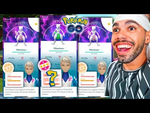 1 HORA 1 SHINY & NÃO ACREDITEI NO MEU NOVO MEWTWO - POKÉMON GO  | Cris |