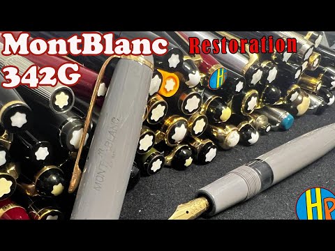 70 Years old - Wild Restoration - Grey Montblanc 342G Fountain pen