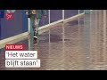 Eerst hadden de winkeliers last van hangjongeren, nu van water in de winkel | Omroep Flevoland