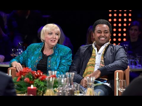 Claudia Roth und Fetsum Sebhat  Politikerin und Musiker