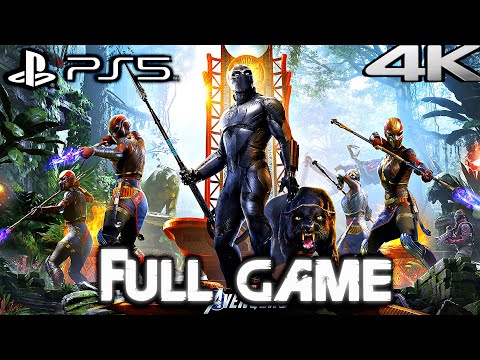 BLACK PANTHER PS5 Gameplay Walkthrough FULL GAME (Marvel's Avengers Wakanda DLC) 4K 60FPS