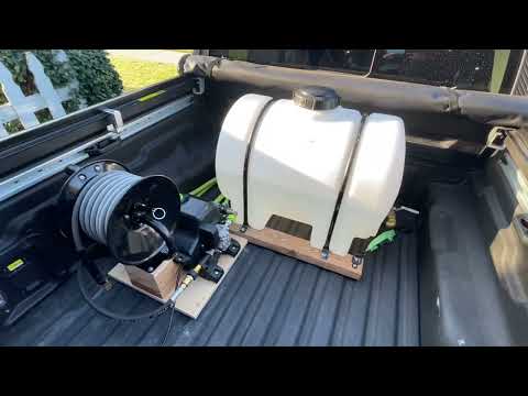 Mobile detailing water tank pressure washer setup DIY - 2022 Ford Maverick