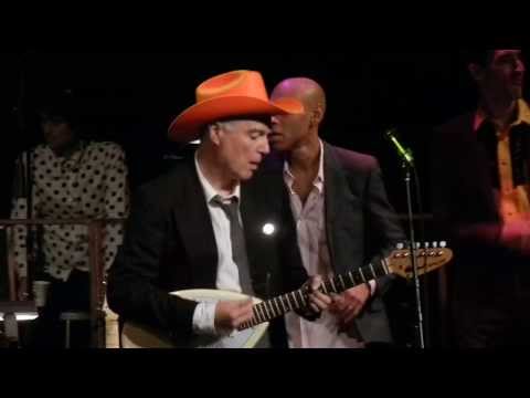 David Byrne "When the Going Is Smooth & Good" w/ Atomic Bomb! Live at BAM 5/2/2014
