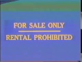 Opening To The Apple Dumpling Gang 1982 VHS Canadian Copy